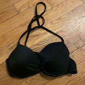 Black bikini top Shade & Shore 34c